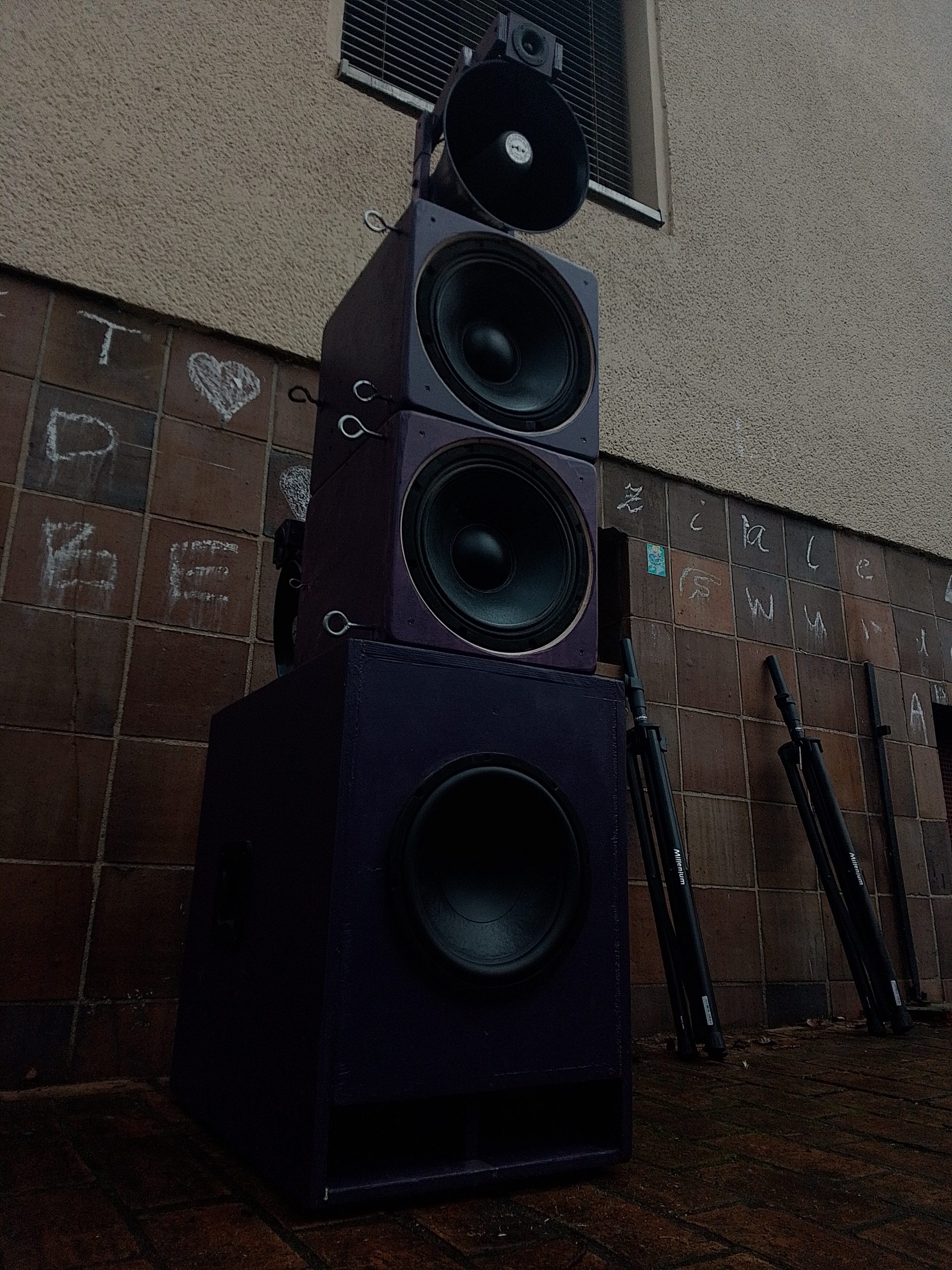 Impressionen: soundmon S4-1 + qubusKick MT1-12